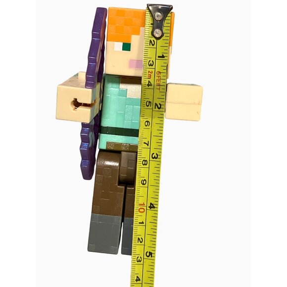 Minecraft Alex Action Figure With Bow & Character Set Custom Lot - Picture 8 of 8